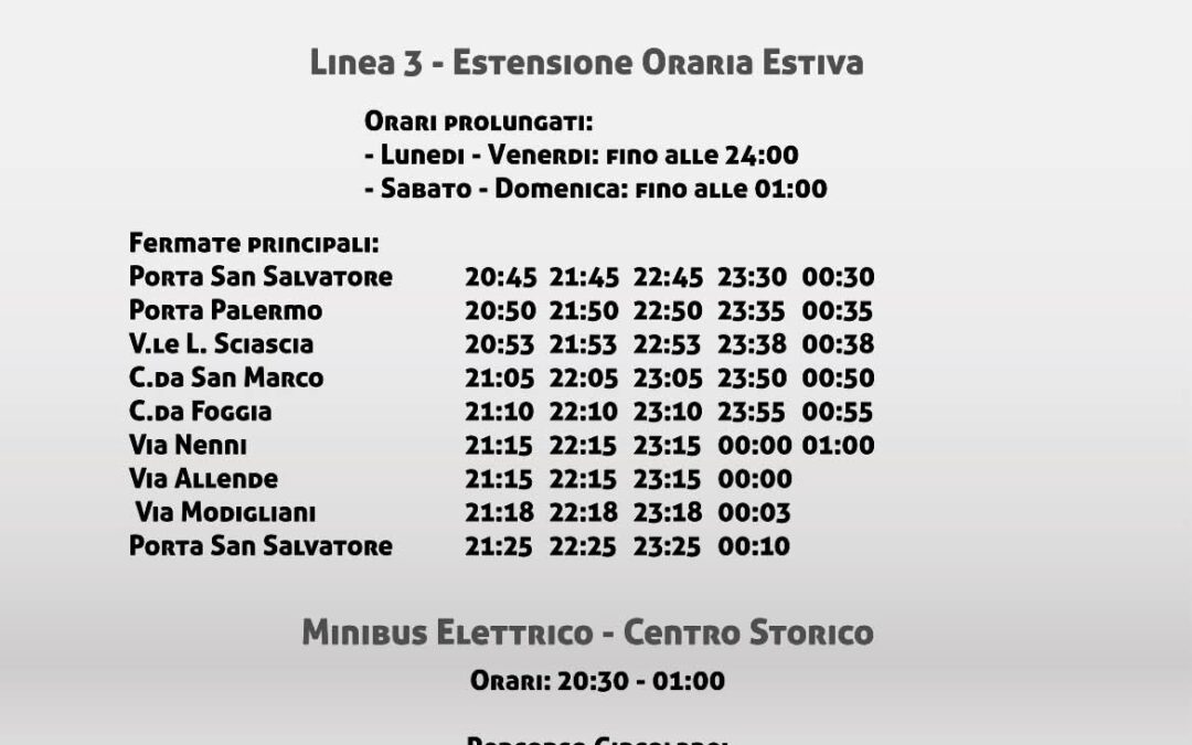 Orari autobus Sciacca 2025: la guida completa per chi visita la città